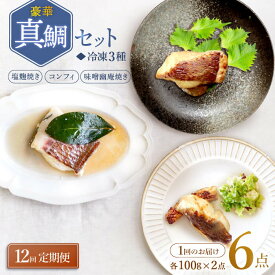 【ふるさと納税】【12回定期便】豪華真鯛セット 魚介 水産品 加工品 〜2人前〜 ＜大島水産種苗＞ [CBW022]