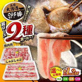【ふるさと納税】 大西海 SPF豚 肩ロース（ 焼肉 ＆ しゃぶしゃぶ 用）計1.2kg（600g×2パック） 訳あり ＜大西海ファーム＞ [CEK034] 長崎 西海 豚肉 ブランド肉 国産 豚スライス 焼肉 ロース しゃぶしゃぶ 鍋 贈答 ギフト SPF豚 スライス