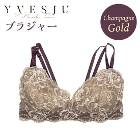 【ふるさと納税】【ノンワイヤーで楽々】FINAL FORM ブラジャー単品 champagne gold シャンパンゴールド＜株式会社Jubilee＞ [CEY042]