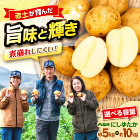 【ふるさと納税】勝田農園の満々じゃがいも にしゆたか 約5kg・約10kg（M〜Lサイズ混合）＜勝田農園＞[CGM001] ニシユタカ 西豊 ポテト 新じゃがいも 長崎県産 じゃがいも 販売