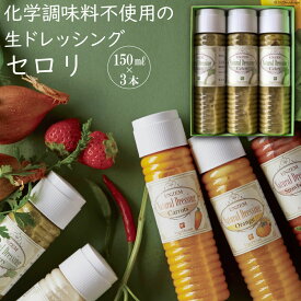 【ふるさと納税】【マツコの知らない世界で紹介】雲仙ナチュラルドレッシング セロリ 150ml×3 [ ベジドリーム 長崎県 雲仙市 item0234] ドレッシング 雲仙 調味料 サラダ