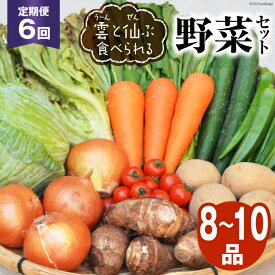 【ふるさと納税】6回 定期便 雲（う～ん）と仙（ぜん）ぶ食べられる 野菜セット 8～10品 [肥前グローカル 長崎県 雲仙市 item1394] 野菜セット 野菜 セット 詰め合わせ