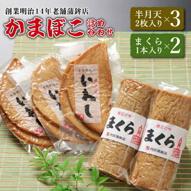 【ふるさと納税】【お中元対象】【創業明治14年の老舗】いわし 半月天 ・ まくら 詰め合わせ / かまぼこ 詰め合わせ 蒲鉾 正月 練り物 つまみ ギフト プレゼント 贈り物 / 南島原市 / 内田蒲鉾店 [SAH002]