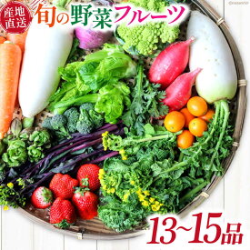 【ふるさと納税】新鮮 「旬の野菜・フルーツ」 詰め合わせ セット（13品〜15品）/ 野菜 やさい 野菜セット やさいセット 春野菜 夏野菜 秋野菜 冬野菜 旬新鮮 / 南島原市 /長崎県農産品流通合同会社[SCB090]