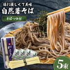 手延べ 自然薯そば 250g（2?3人前）蕎麦つゆ セット / 蕎麦 そば 自然薯 / 南島原市 / 川上製麺 [SCM020]
