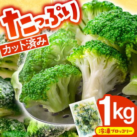 【ふるさと納税】たっぷり 冷凍 ブロッコリー 1kg / ブロッコリー ぶろっこりー 野菜 やさい 小分け 冷凍 筋トレ トレーニング / 南島原市 / 池田海陸物産[SEW006]
