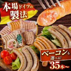 【ふるさと納税】生ソーセージ 5袋/7袋（7本/袋）またはふるさと納税限定セット ※生ソーセージは無塩せき（亜硝酸ナトリウム不使用） [EAM026] 選べる本数/セット内容/お届け回数 ソーセージ ウインナー 国産 豚肉 詰め合わせ 詰合せ セット ギフト