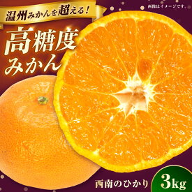 【ふるさと納税】【ご家庭用】 西南のひかり約3kg 長与町/果豊園[ECL010]