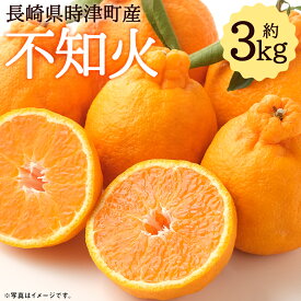 【ふるさと納税】【数量限定】長崎県時津町産 不知火 約3kg デコポンと同一品種 蜜柑 みかん 柑橘 果物 フルーツ 長崎県産 九州産 送料無料【2026年3月下旬-4月下旬迄発送予定】