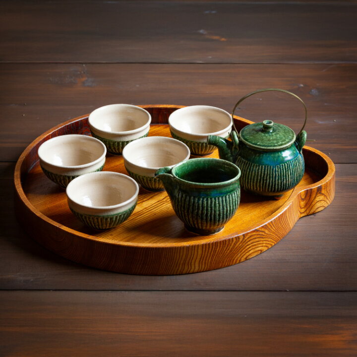 楽天市場】【ふるさと納税】 お茶 ティーセット 茶器セット 織部釉 