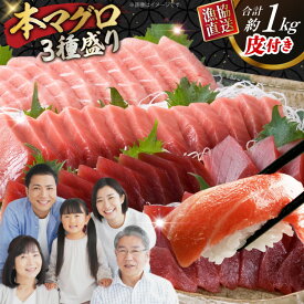 【ふるさと納税】 まぐろ マグロ 長崎県産 本マグロ 大トロ 中トロ 赤身 詰め合わせ 総計1kg [大村湾漁業 長崎県 東彼杵町 hs42bag670025] まぐろたたき マグロたたき 鮪 刺し身 刺身 マグロ赤身 赤み マグロ丼 冷凍