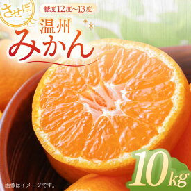 【ふるさと納税】させぼ温州みかん 約10kg【おだ農園】 [OAG007] / 柑橘 ミカン お取り寄せ 甘み