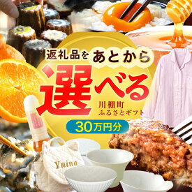 【ふるさと納税】【あとから選べる】川棚町ふるさとギフト 30万円分　長崎県 川棚町[OZZ021] / 特産品 名物 長崎和牛 トマト アスパラ 野菜 果物 棚田米 まんじゅう 和菓子 スイーツ ダンボールおもちゃ べビーグッズ 牛肉 猪肉 ジビエ 柑橘 みかん 文旦 スイートスプリング
