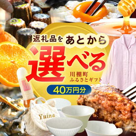 【ふるさと納税】【あとから選べる】川棚町ふるさとギフト 40万円分　長崎県 川棚町[OZZ022] / 特産品 名物 長崎和牛 トマト アスパラ 野菜 果物 棚田米 まんじゅう 和菓子 スイーツ ダンボールおもちゃ べビーグッズ 牛肉 猪肉 ジビエ 柑橘 みかん 文旦 スイートスプリング