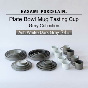 yӂ邳Ɣ[Łzyg HASAMI PORCELAINzO[RNV 34_Zbg Ash WhiteEDark Gray v[gE{EE}OJbvEeCXeBOJbvyCz[DD255]