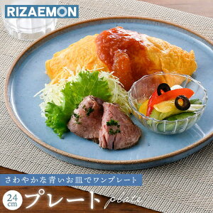 �y�ӂ邳�Ɣ[�Łz�y�g�����āz�e���R�b�^ BLUE 24cm �v���[�g L �p�X�^�M �t���b�g �M �H�� �ێM ��M�y�����G��q�z [QB52]