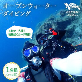 【ふるさと納税】【初級者Cカード発行プラン】Open Water Diving コース 1名様 [DBB002] ダイビング ダイバー 長崎 五島列島 小値賀 島旅 旅行 ダイビング 海 アクティビティ 島 1名 マリンスポーツ スポーツ 海中 260000 260000円 26万円