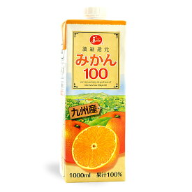 【ふるさと納税】みかん100 計6L（1L×6本） うんしゅうみかん 温州みかん ミカン 蜜柑 100％ フルーツ くだもの 果物 果実 紙パック ジュース 飲料 国産 熊本県 熊本市 送料無料