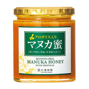 【ふるさと納税】<選べる単品・定期便>プロポリス入り マヌカ蜜 1回あたり500g 1ヶ月毎 2〜12回 マヌカハニー モノフローラル・マヌカハニー はちみつ 蜂蜜 ハチミツ 健康づくり 杉養蜂園