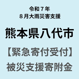 【ふるさと納税】【令和7年8月大雨災害支援緊急寄附受付】 熊本県 八代市 災害応援寄附金（返礼品はありません）