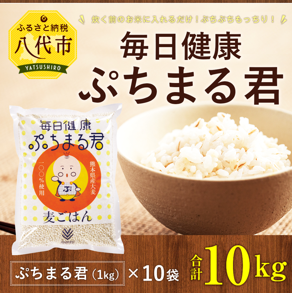 選べる支払い方法 西田精麦 毎日健康もちまるちゃん (九州産) 1kg×10袋