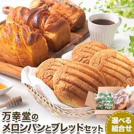 【ふるさと納税】 パン メロンパン と 選べる ブレッド セット スイーツ パン 定期便 ギフト 菓子パン 万幸堂 《30日以内に出荷予定(土日祝除く)》定期便 ベーカリー おやつ 個包装 菓子パン 軽食 冷凍 熊本県 荒尾市
