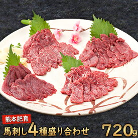 【ふるさと納税】★熊本特産馬刺し★馬刺し4種の盛り合わせ【極上大トロ馬刺し80g/特選霜降り馬刺し80g/ロース馬刺し80g×3/赤身馬刺し80g×4】+タレ360ml付き《30日以内に出荷予定(土日祝除く)》