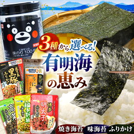 【ふるさと納税】 有明海の恵み 訳あり 焼き海苔 半切り 60枚 〜 200枚 味海苔 と ふりかけ も選べる ｜ 海藻 海苔 のり ふりかけ 味海苔 味付け ご飯のお供 焼き海苔 熊本県 玉名市 くまもと たまな