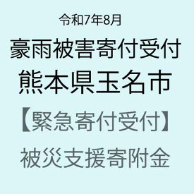 【ふるさと納税】【令和7年8月豪雨被害支援緊急寄附受付】熊本県玉名市災害応援寄附金（返礼品はありません）