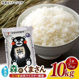 【ふるさと納税】【数量限定】森のくまさん 無洗米 10kg（5kg×2袋）【ミヤタ 株式会社 】[ZAH005]