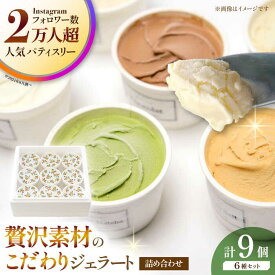 【ふるさと納税】ジェラート 9個入り （ジャージーミルク、山鹿和栗、岳間抹茶 各2個 塩キャラメル、ショコラ、洒落柿クリームチーズ　各1個） （各100ml） 【株式会社パストラル】[ZAR002]