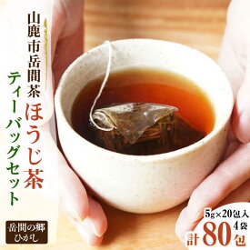 【ふるさと納税】『山鹿市岳間茶』ほうじ茶ティーバッグ 5g×20包 4袋入【岳間の郷ひがし】[ZCH006]
