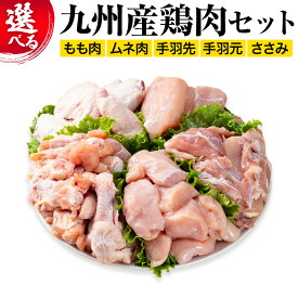 【ふるさと納税】【選べる10種】約2.4kg〜6.6kg 九州産 鶏肉 若鶏 もも肉／ムネ肉 ／もも肉・ムネ肉／もも肉・手羽元／もも肉・ムネ肉・手羽元／もも肉・手羽先／手羽先・手羽元／ムネ肉 ・ささみ／もも肉・むね肉・ささみ・手羽先・手羽元 ／30日以内に出荷予定(土日祝除く)
