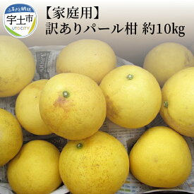 【ふるさと納税】【家庭用】 訳ありパール柑 約 10kg 糖度 12 ~ 13度 爽やか 香り 甘酸っぱい プチプチ 食感 柑橘 文旦 果肉 柔らかい お菓子づくり ピール 熊本特産 果実 果物 青果 あいあい フルーツ 食品 お取り寄せ お取り寄せフルーツ 贈り物 送料無料【熊本県宇土市】
