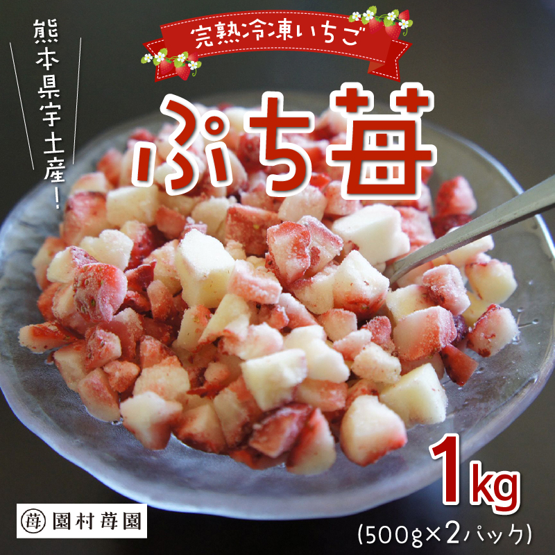 楽天市場】【ふるさと納税】食べ方無限大 完熟 冷凍 いちご ぷち苺 1kg