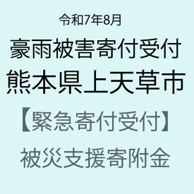 【ふるさと納税】【令和7年8月豪雨被害支援緊急寄附受付】熊本県上天草市災害応援寄附金（返礼品はありません）