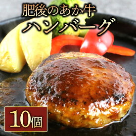 【ふるさと納税】 肥後の赤牛ハンバーグ150g×10個 お取り寄せ 冷凍 お土産 ギフト 贈答用 おつまみ 阿蘇牧場 熊本県 阿蘇市