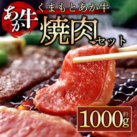 【ふるさと納税】GI認証 くまもとあか牛焼肉用1000g お取り寄せ 冷凍 お土産 ギフト 贈答用 おつまみ 阿蘇牧場 熊本県 阿蘇市