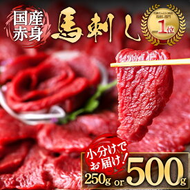 【ふるさと納税】 国産 熊本 赤身馬刺し 50g小分けパック 馬肉 新鮮 上質 専用タレ セット 250g 500g 詰め合わせ 本場 たっぷり 小分け 利他フーズ 専用醤油付き お中元 ギフト お取り寄せ ヘルシー 高タンパク 晩酌 おつまみ 冷凍 絶品 美味しい 本物 熊本県 阿蘇市