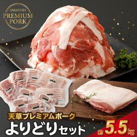 【ふるさと納税】天草プレミアムポーク よりどり セット 約5.5kg 豚肉 真空パック 小分け ロース バラ 肩ロース こま切れ 豚バラ 生姜焼き しゃぶしゃぶ 焼肉 とんかつ ブロック オリジナル プレミアム ポーク 豚 自社加工 お取り寄せ グルメ 食品 熊本県 天草市 送料無料