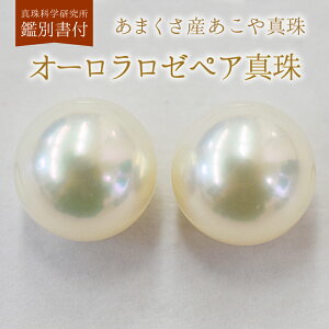 【ふるさと納税】イヤリング パールイヤリング あこや真珠 9mm - 9.5mm 真珠 パール 選べる 金具 K18YG K14WG 直結タイプ ブラタイプ 真珠科学研究所 鑑別書 鑑定書 ホワイトピンク アクセサリー