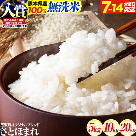 【ふるさと納税】 熊本県産 さとほまれ 無洗米 ご家庭用 5kg 10kg 20kg 《出荷時期をお選びください》熊本県 玉名郡 玉東町 米 こめ コメ ブレンド米 送料無料 定期便 楽天スーパーSALE お買い物マラソン 3か月 6か月 12か月 5キロ 10キロ 20キロ 3回 6回 12回 お米 隔月