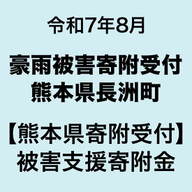 【ふるさと納税】令和7年8月豪雨被害寄付受付 熊本県長洲町 熊本県寄附受付 被害支援寄付金（返礼品はありません）