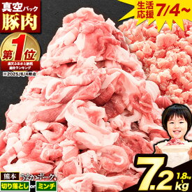 【ふるさと納税】＼総合ランキング1位獲得／ 豚肉 切り落とし ( 切り落とし or ミンチ ) 豚 細切れ こま切れ 豚こま 豚しゃぶ 小分け 訳あり 訳有 ひき肉 うまかポーク 傷 規格外 ぶた肉 ぶた 真空パック 数量限定 簡易包装 《出荷時期をお選びください》