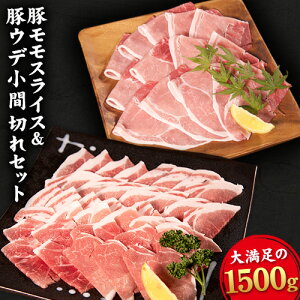 【ふるさと納税】えころとん 豚 肉 2種(モモ&ウデ)セット 大満足 の 計1500g 《60日以内に出荷予定(土日祝除く)》 熊本県産 有限会社ファームヨシダ