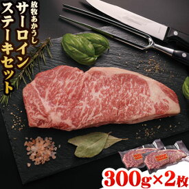 【ふるさと納税】 阿蘇うぶやま村の放牧あか牛サーロインステーキ 600g あか牛 ステーキ肉 300g 2枚 サーロイン ステーキ くまもとあか牛 赤身 和牛 牛肉 牛 国産 あか牛 焼肉正 人気 ギフト 贈り物 お中元 お歳暮 贈答 熊本 阿蘇 産山村 《60日以内に出荷(土日祝除く)》