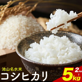 【ふるさと納税】令和7年産 池山名水米 コシヒカリ 白米 精米 選べる 2kg 3kg 5kg カフェスタンド フォーシーズン《30日以内に出荷予定(土日祝除く)》熊本県 産山村 産山村産 こしひかり ご飯 こめ 白ご飯