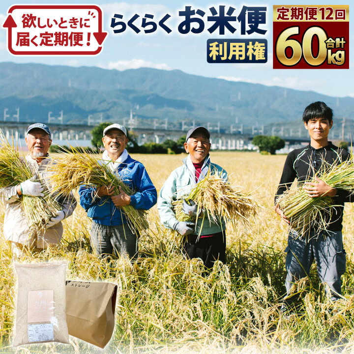 楽天市場】【ふるさと納税】【選べる 定期便】らくらくお米便 1回 