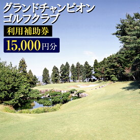 【ふるさと納税】グランドチャンピオンゴルフクラブ 利用補助券 15,000円分 1000円×15枚 ゴルフクラブ ゴルフプレー ゴルフ 練習 食事 買い物 金券 利用券 補助券 九州 熊本 阿蘇 西原村 送料無料