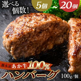 【ふるさと納税】《容量と回数が選べる》肥後あか牛100％使用 あか牛ハンバーグ＜1回or3ヶ月定期便＞ 3か月 定期便 ブランド牛 あか牛 和牛 赤身 ハンバーグ 牛肉 牛 肉 おかず お弁当 食品 FKK19-219var